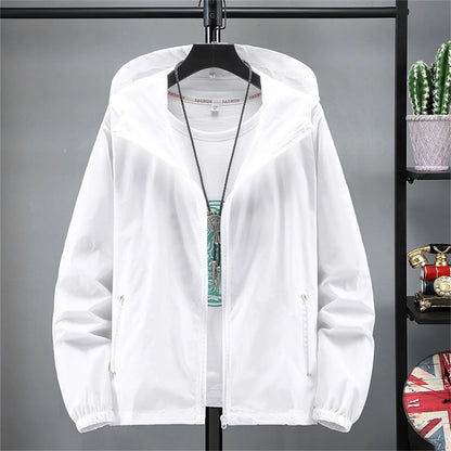 Summer Men Women Teens Quick Dry Anti-UV Thin Ultra-Light Running Camping Hiking Jacket Skin Coat Sun Protective Windbreaker