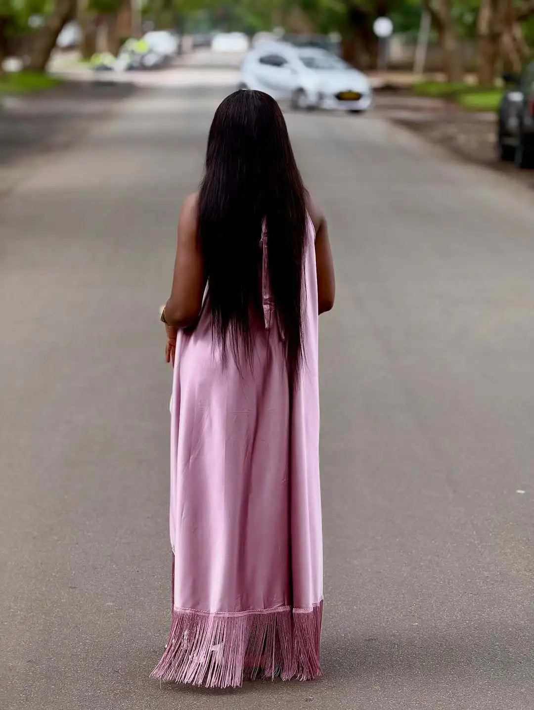 Long Dress Women Dresses Sexy Vestidos Y2k Streetwear Sleeveless Halter Irregular Tassel Elegant Splice Party Night Work 2026