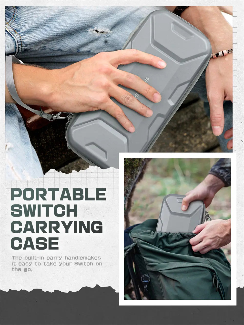 Carrying Case For Nintendo Switch 2 2025 Plus Version SUPCASE Portable Protective Travel Carry Handbag for Blade/Titan Case
