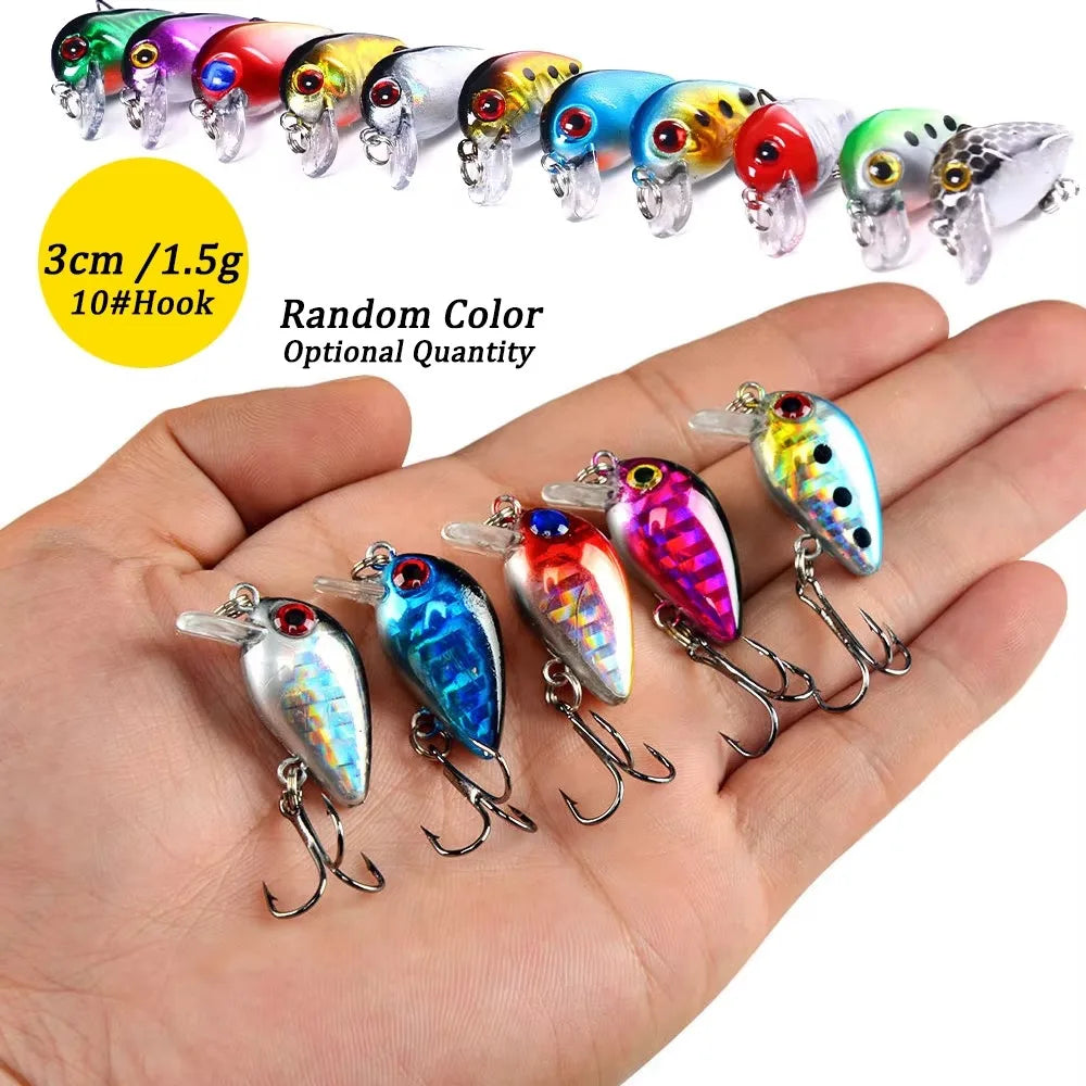 Fishing Lures Set Crankbait Tackle Hard Bait Kit Artificial Minnow Popper Pencil Swing Swimbait Wobblers Bionic Crank