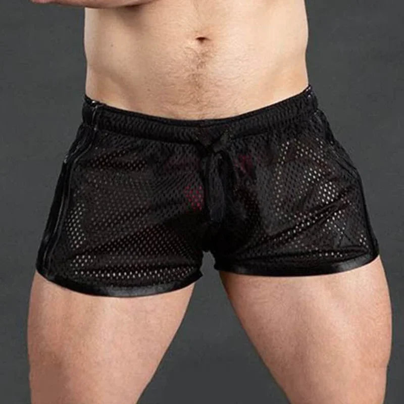 Men's Quick-Dry Mesh Sports Shorts – Breathable Training & Swim Shorts