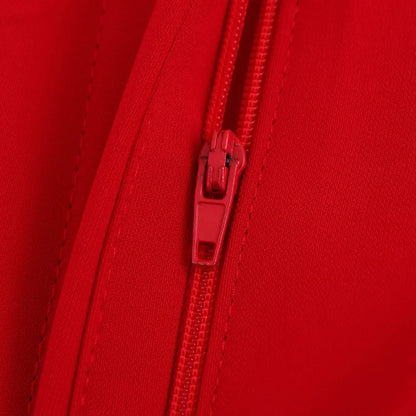 KONDALA Office Lady Chic Red Vest Blazer Suit V Neck Sashes Sleeveless Blazer High Waist Wide Leg Pants Fashion 2025 Summer Sets