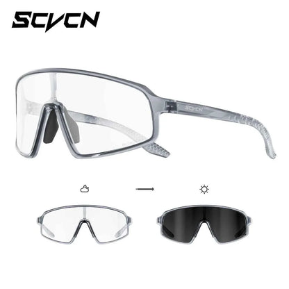 SCVCN Photochromic Sunglasses for Men Glasses Cycling Eyewear UV400 Sports MTB Outdoor Goggles Bicycle Women Sunglasses 2026