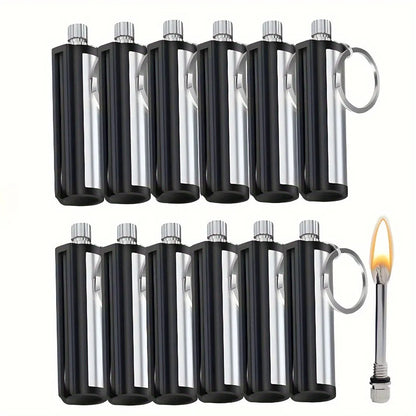 1-50pack Match Lighter, Flint Metal Match Lighter, Outdoor Camping Portable Emergency Survival Lighter, Can Light 10,000 Times