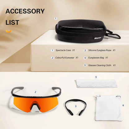 Scvcn New Cycling Glasses MTB Riding Skating Sunglasses Bike UV400 Polarized Fishing Goggles Man Woman Bicycle Eyewear 2026