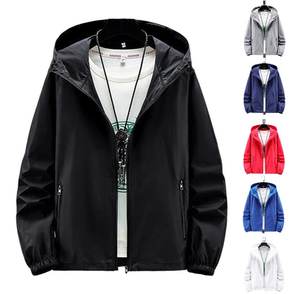 Summer Men Women Teens Quick Dry Anti-UV Thin Ultra-Light Running Camping Hiking Jacket Skin Coat Sun Protective Windbreaker