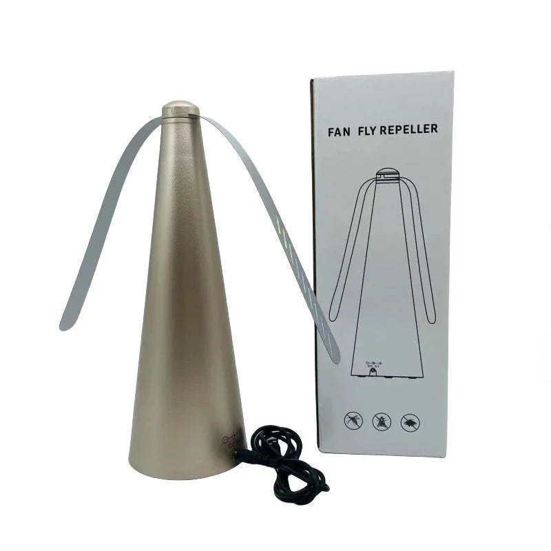 Fly Fans for Tables Fly Repellent Camping BBQ Food Mosquito Fruit Fly Portable Repeller Fans Safe Insect Killer