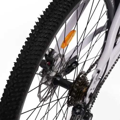 26" Foldable Mountain Bike for Men - 21-Speed All-Terrain Commuter with Dual Disc Brakes
