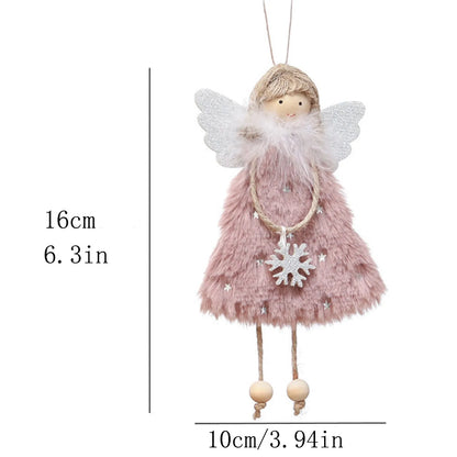 Christmas Pendant Elf Doll Toy Christmas Tree Ornaments Home Decor Elf Hanging Decoration Happy New Year Gift