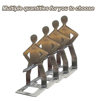 Stainless Steel BBQ Sausage Holder Novelty Party Camping Gifts Funny Sausage Roaster Reusable Hot Dog Grill for Outdoor Camping