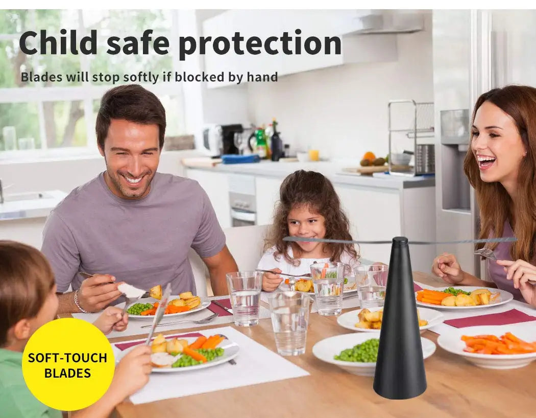 Fly Fans for Tables Fly Repellent Camping BBQ Food Mosquito Fruit Fly Portable Repeller Fans Safe Insect Killer