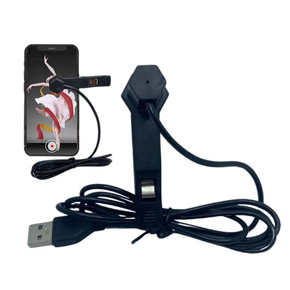 Auto Phone Clicker With Indicator Light Black Physical Clicking Phone Equipment Quiet Automatic Tapper For Shopping Gaming