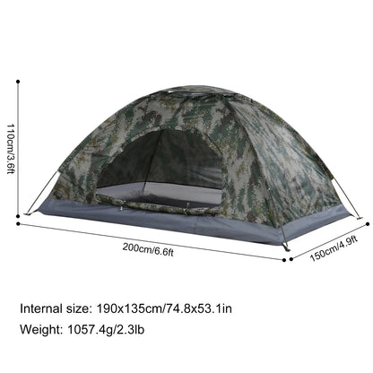 Ultralight 1-2 Person Camping Tent – Anti-UV UPF 30+ Portable Hiking Tent