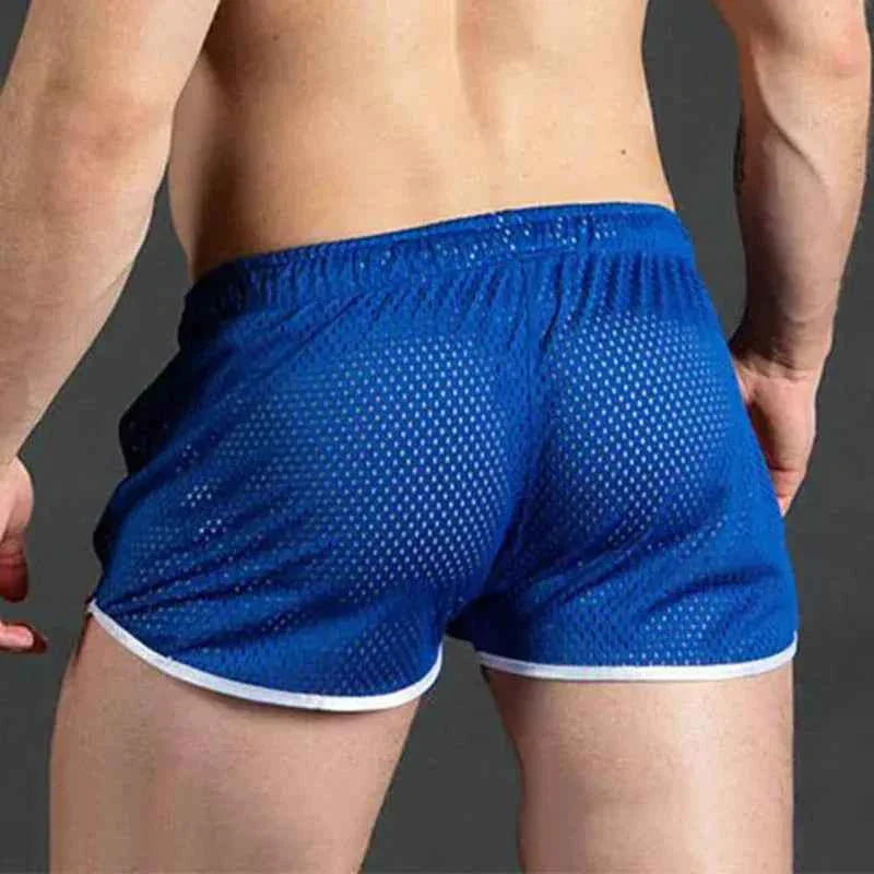 Men's Quick-Dry Mesh Sports Shorts – Breathable Training & Swim Shorts