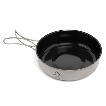 Widesea Titanium Camping Cookware Set – Ultralight Outdoor Cook Set