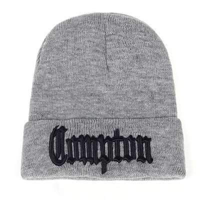 Fashion West beach gangsta nwa compton winter warm fashion Beanies Knitted bonnet Skullies Caps Hip hop gorros knit Hat