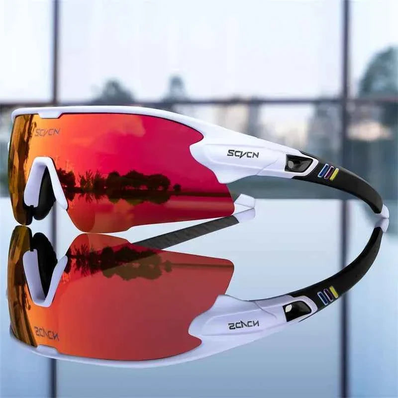 SCVCN New Sports Sunglasses Photochromic Cycling Glasses Mountain Bicycle Goggles MTB Road UV400 Protection Sun Eyewear for Man