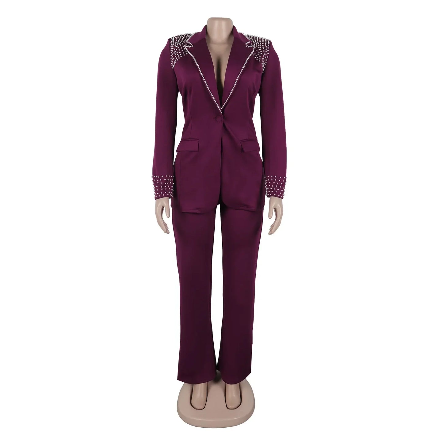 Customized 2 Piece Women Sets Plus Size Dashiki African New Arrival Matching Two Pieces Sets Blazer Coat Top Pants Suits Outfits