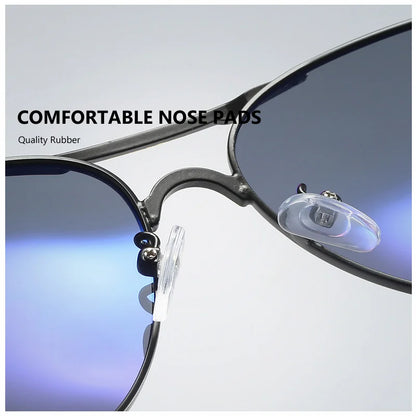AOWEAR Men's Aviation Sunglasses Men Polarized Mirror Sunglass for Man HD Driving Pilot Sun Glasses