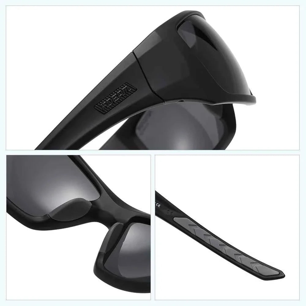KDEAM High Quality TR90 Material Riding Sunglasses Men's Performance Cycling Sunglasses Polarized Shades Only Sunglass