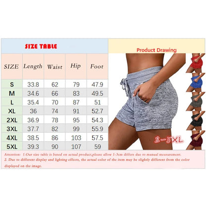 Women's Plus Size Printed Elastic High Waist Sweatpants – Casual Sport & Fitness