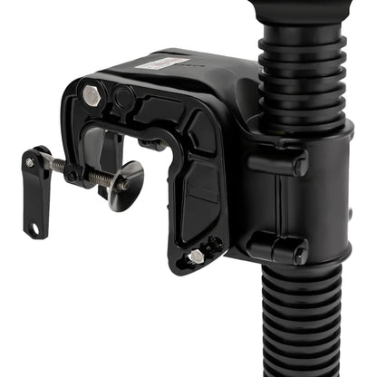 4HP 55cc 4-Stroke Outboard Motor, 2900W Boat Engine with Jet Pump, 360° Tilt for Inflatable Fishing Boats, Manual Start