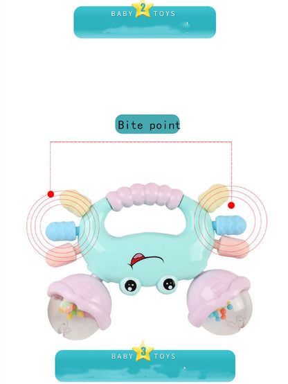 1pc random color Early Development crab Rattle Toys For Babies 0 to 36 Months Newborns Baby  Games Toys Teether Rattle Baby Toys