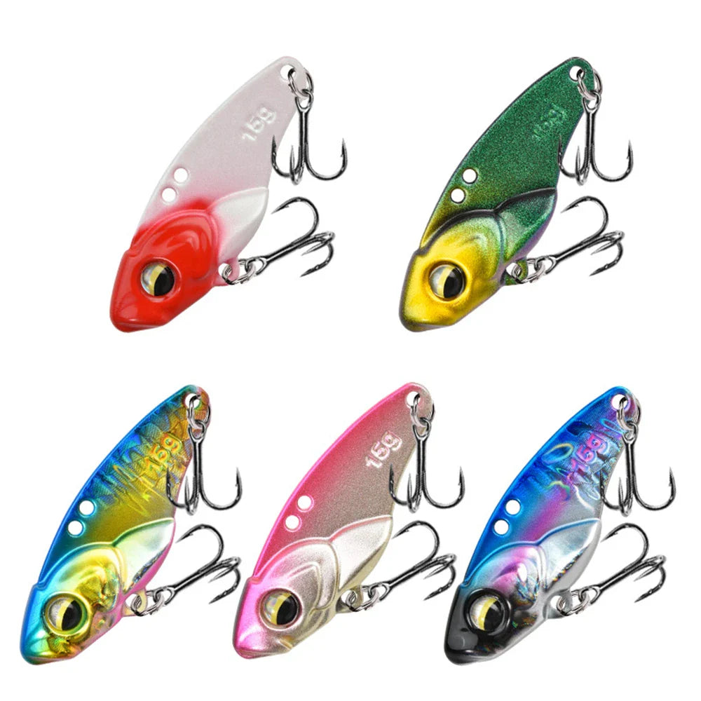VIB Rattlesnake Iron Jig Fishing Lure – Long-Cast Hard Lure, 3.5g to 15g