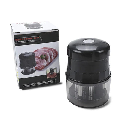 56-Blade Needle Meat Tenderizer – Stainless Steel Kitchen Tool for Steak, Chicken & BBQ
