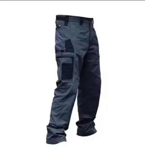 Men's Multi-Pocket Cargo Trousers – Wear-Resistant Tactical Work Pants for Outdoor Use