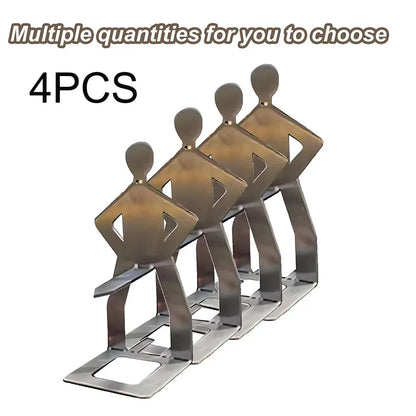 Stainless Steel BBQ Sausage Holder Novelty Party Camping Gifts Funny Sausage Roaster Reusable Hot Dog Grill for Outdoor Camping
