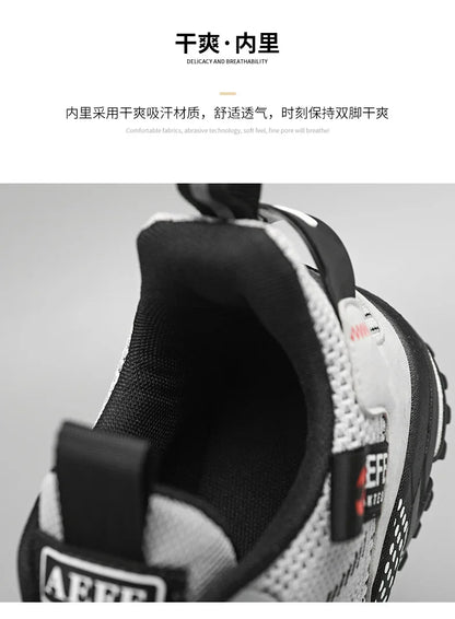 High Quality Men's Running Shoes Summer Sports Marathon Shoes Men Gym Sneakers Orange Trendy Sneakers Men zapatillas de hombre