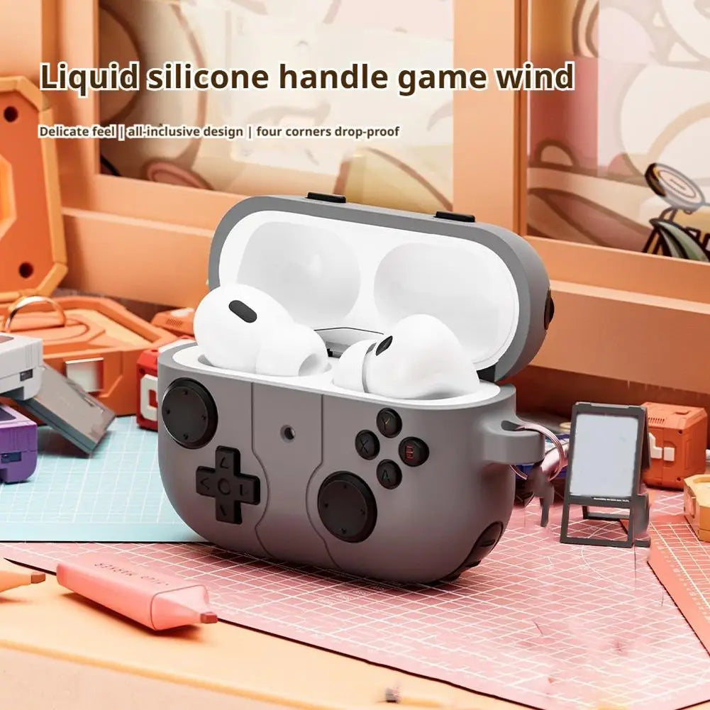 Case for Airpods Pro 3, Cool Funny 3D Game Player Design Earphone Soft Silicone Protective Cover For AirPods Pro 3 Generation
