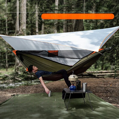 Camping Hammock With Mosquito Net Outdoor Garden Portable Awning Tent Canopy Sleeping Hanging Hammocks Swing For Nature Hike