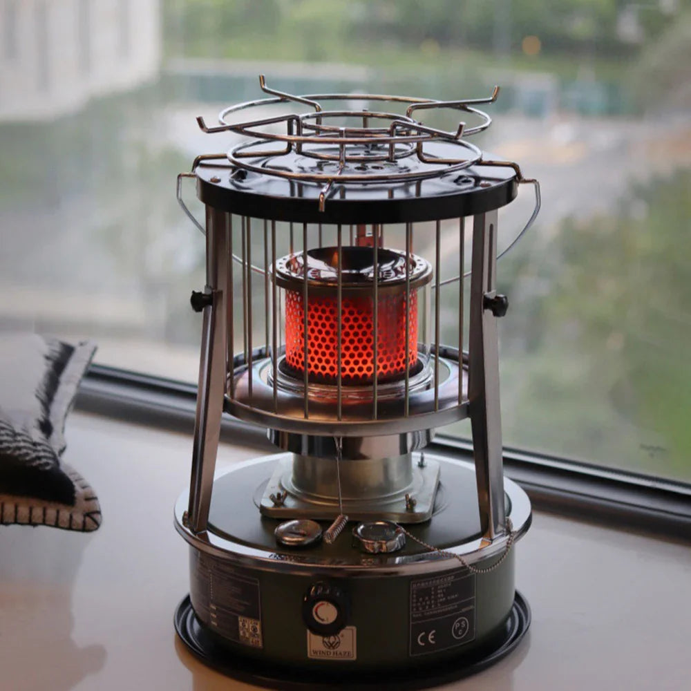 Liftable Kerosene Camping Stove – Windproof Portable Heating Stove for Outdoor & Home Use