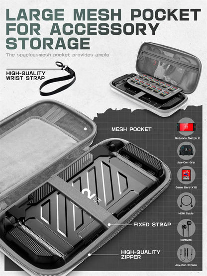 Carrying Case For Nintendo Switch 2 2025 Plus Version SUPCASE Portable Protective Travel Carry Handbag for Blade/Titan Case