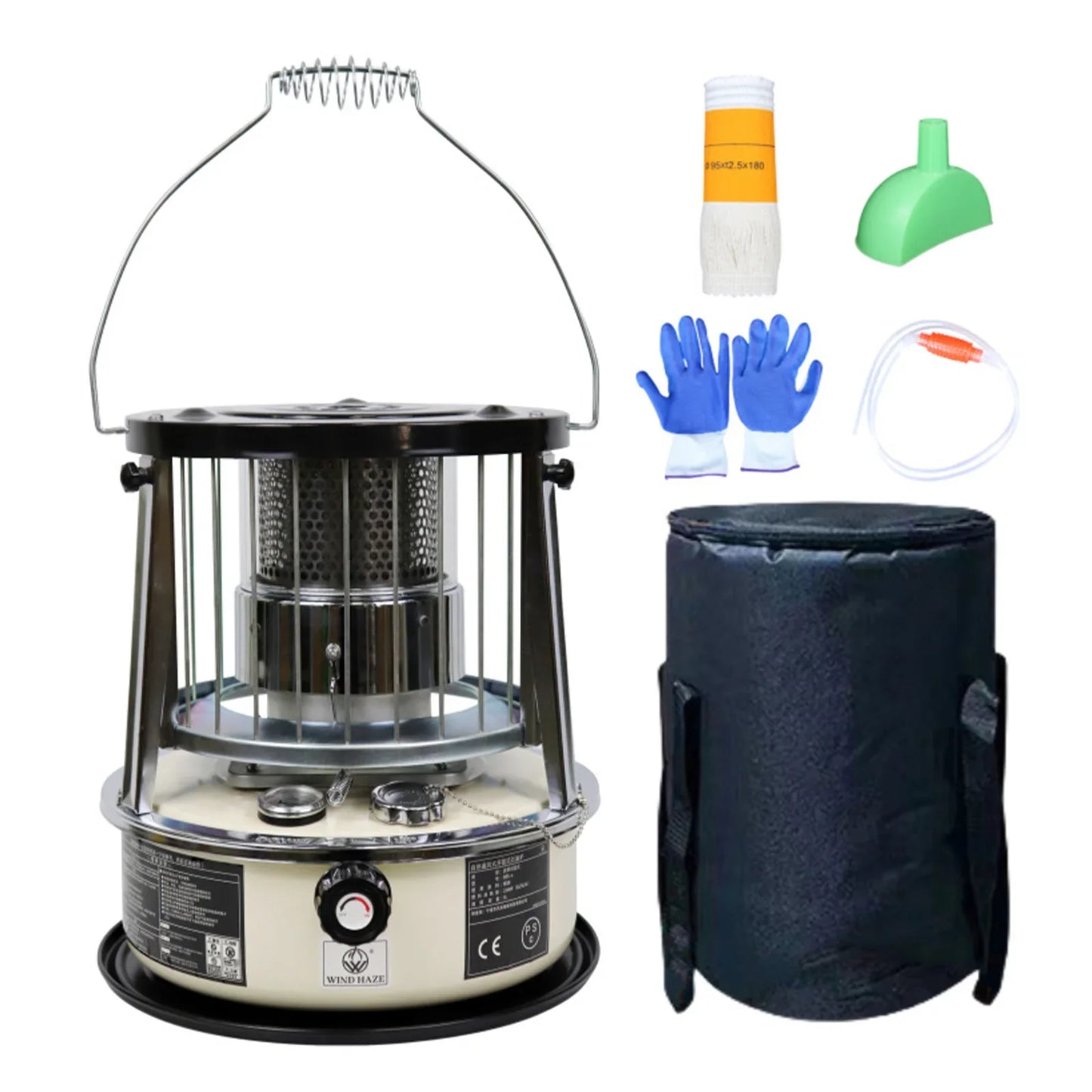 Liftable Kerosene Camping Stove – Windproof Portable Heating Stove for Outdoor & Home Use