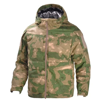 Men's Tactical Winter Jacket – Waterproof, Heat-Reflective, Windproof Hooded Coat, 6 Colors