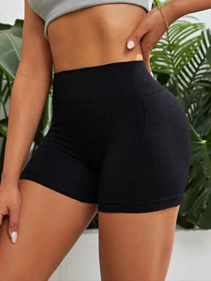 Women High Waist Workout Shorts Yoga Short Pant