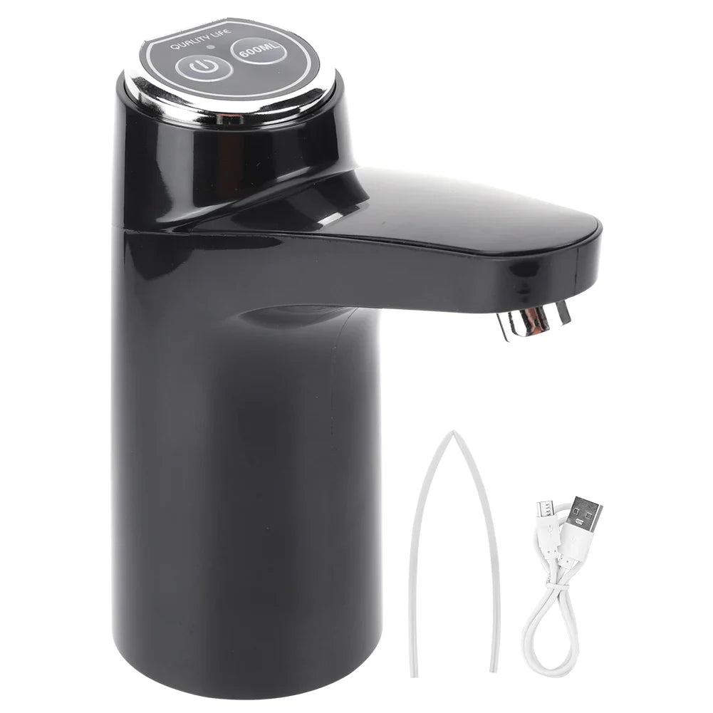 USB Rechargeable Portable Water Pump – One-Touch, 600mAh, Food-Grade, 4W