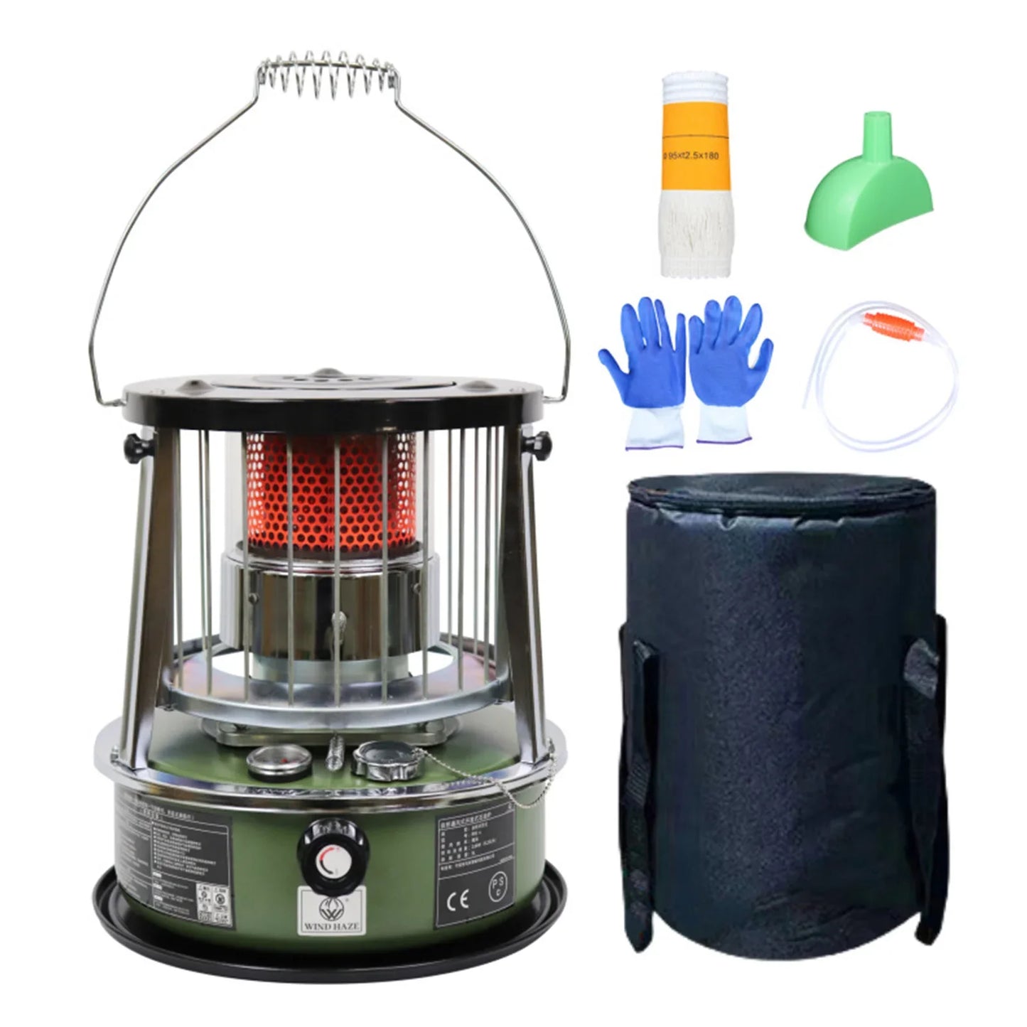 Liftable Kerosene Camping Stove – Windproof Portable Heating Stove for Outdoor & Home Use