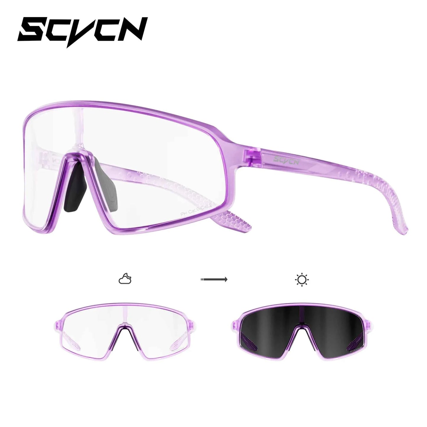SCVCN Photochromic Sunglasses for Men Glasses Cycling Eyewear UV400 Sports MTB Outdoor Goggles Bicycle Women Sunglasses 2026