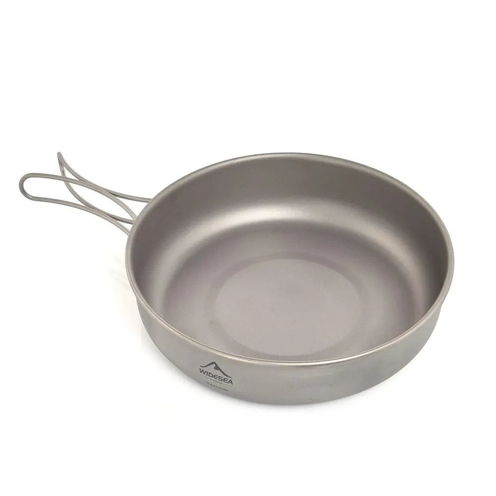 Widesea Titanium Camping Cookware Set – Ultralight Outdoor Cook Set