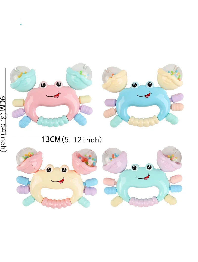 1pc random color Early Development crab Rattle Toys For Babies 0 to 36 Months Newborns Baby  Games Toys Teether Rattle Baby Toys