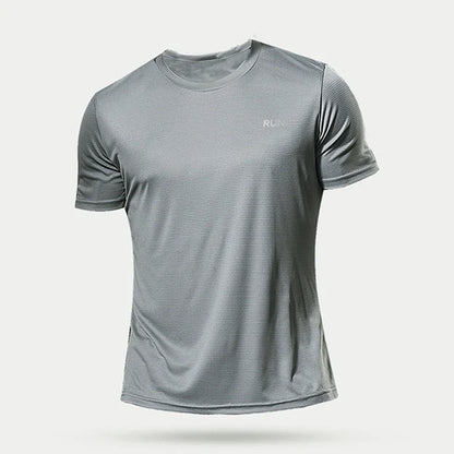 Summer Mens Shirts  Running Bodybuilding Shirts Sport Gym t Shirt Men Short Sleeve Fitness Tops Oversized t-Shirt Jersey