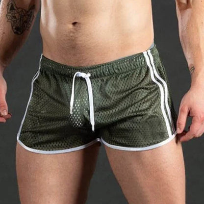Men's Quick-Dry Mesh Sports Shorts – Breathable Training & Swim Shorts