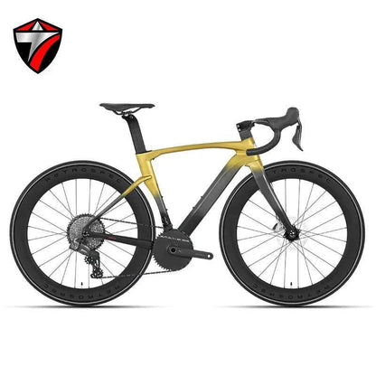 TWITTER Cyclone Full Carbon Road Bike – WheelTop Wireless 12-Speed, Hydraulic Disc Brakes