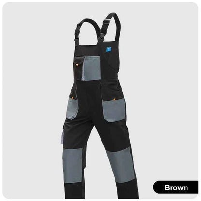 High Quality Men's Overalls Big Multi-Pocket Jumpsuit Wearproof Romper Factory Labor Protection Clothing Men Workwear Suits