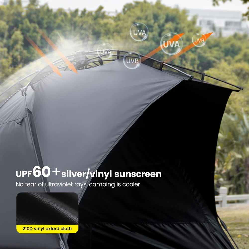 Sonuto Outdoor 3-4P One-Touch Camping Tent Quick Automatic Opening Beach Fishing Tent