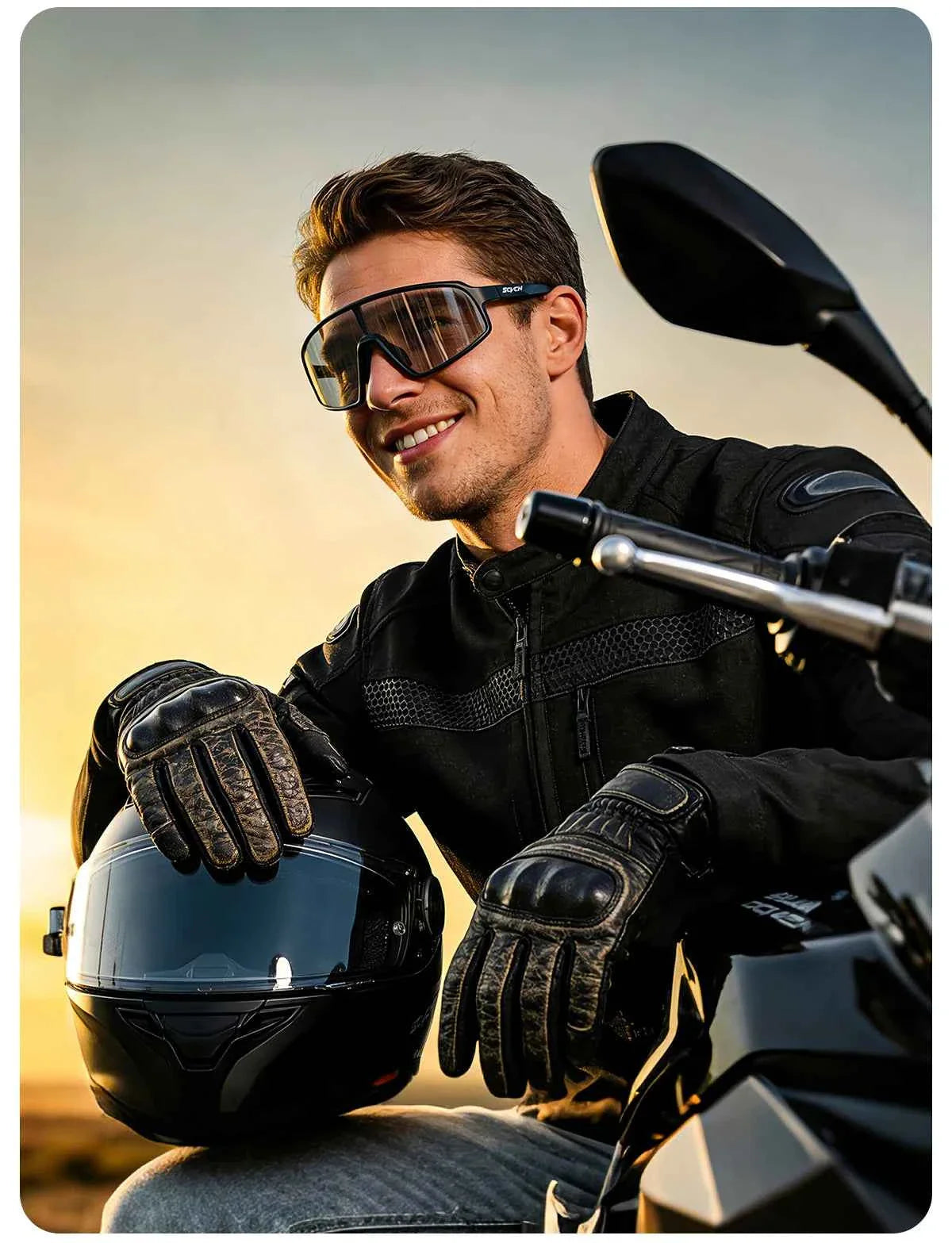SCVCN Photochromic Sunglasses for Men Glasses Cycling Eyewear UV400 Sports MTB Outdoor Goggles Bicycle Women Sunglasses 2026